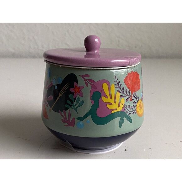 Disney Parks The Little Mermaid Beach Scented Candle in Ceramic Decorative Jar - Picture 1 of 9